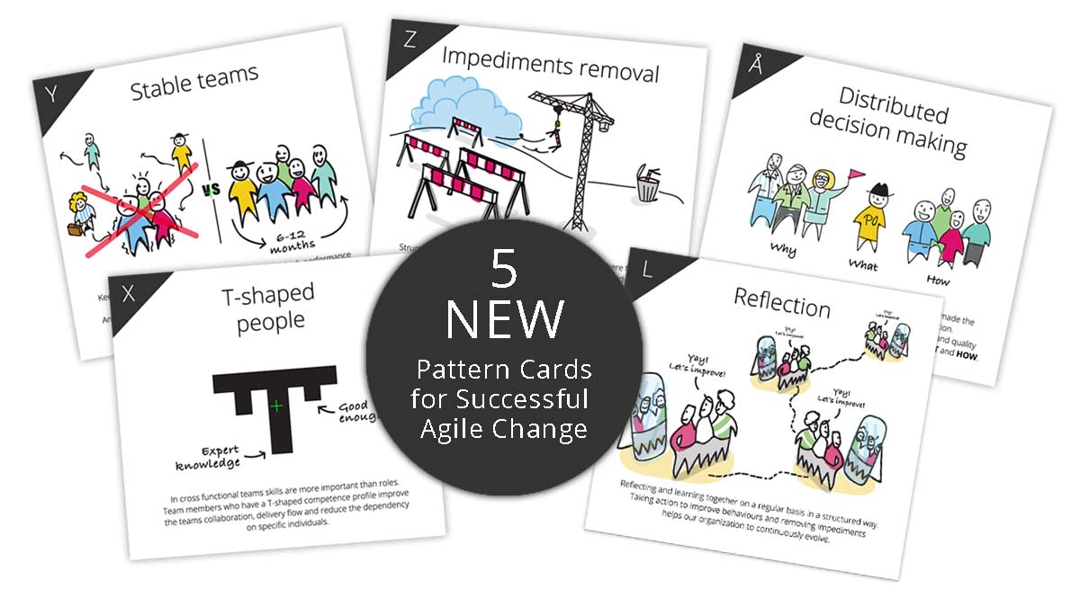 Free Pattern cards for Agile Change - 5 new