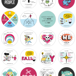 20 agile stickers