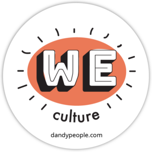 We culture sticker