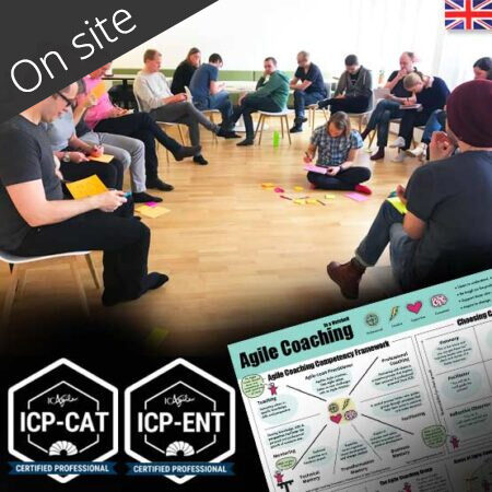 Enterprise Agile Coach Bootcamp with Certifications (ICP-ENT & ICP-CAT) – 5 days On Site